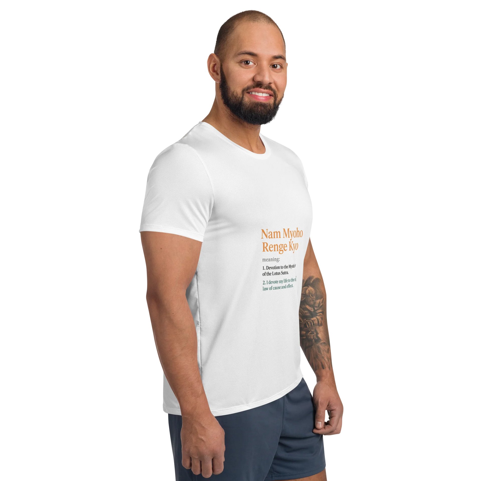 Nam Myoho Renge Kyo Athletic T-Shirt product image (4)
