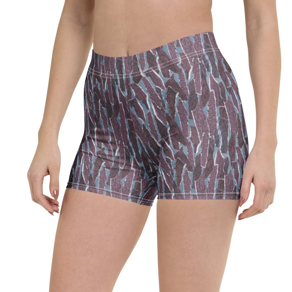 "Wild Purple" Print Shorts product image (3)