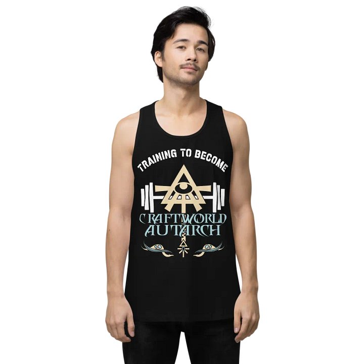 Training to Become Craftworld Autarch - Warhammer Aeldari Gym Tank top product image (1)