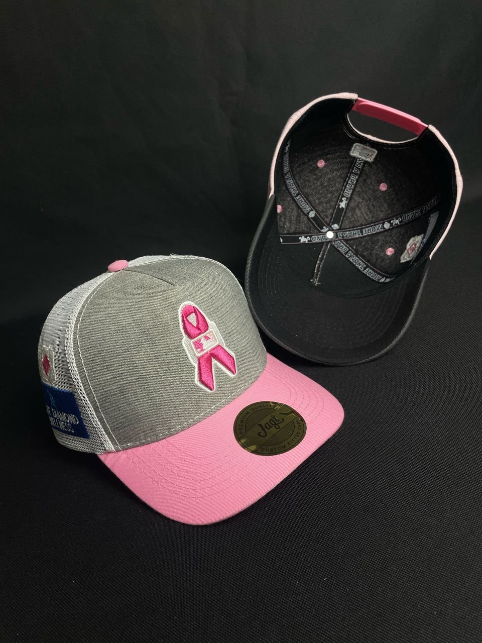 JAGI CAPS PINK RIBBON TRUCKER product image (2)