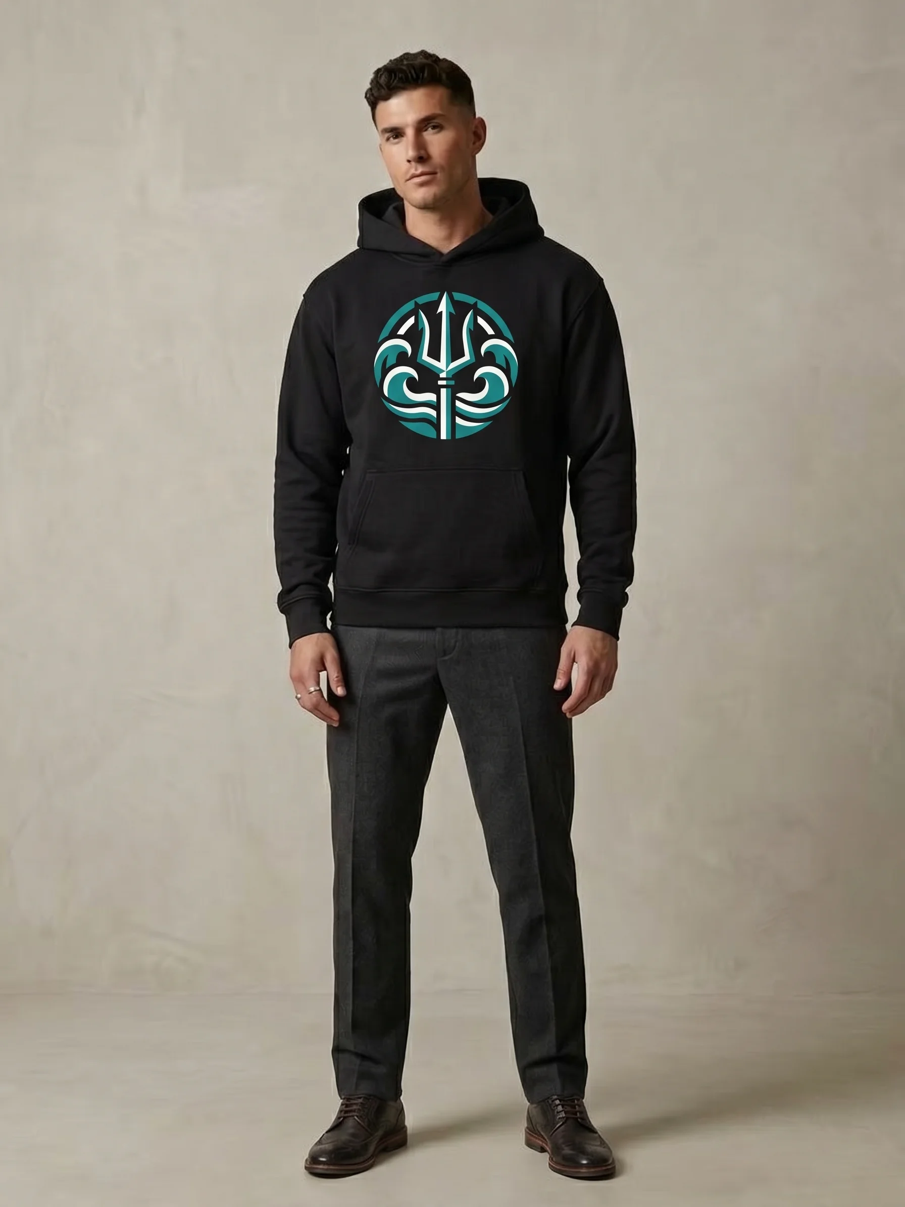Poseidon’s Crest Oversized Hoodie product image (2)
