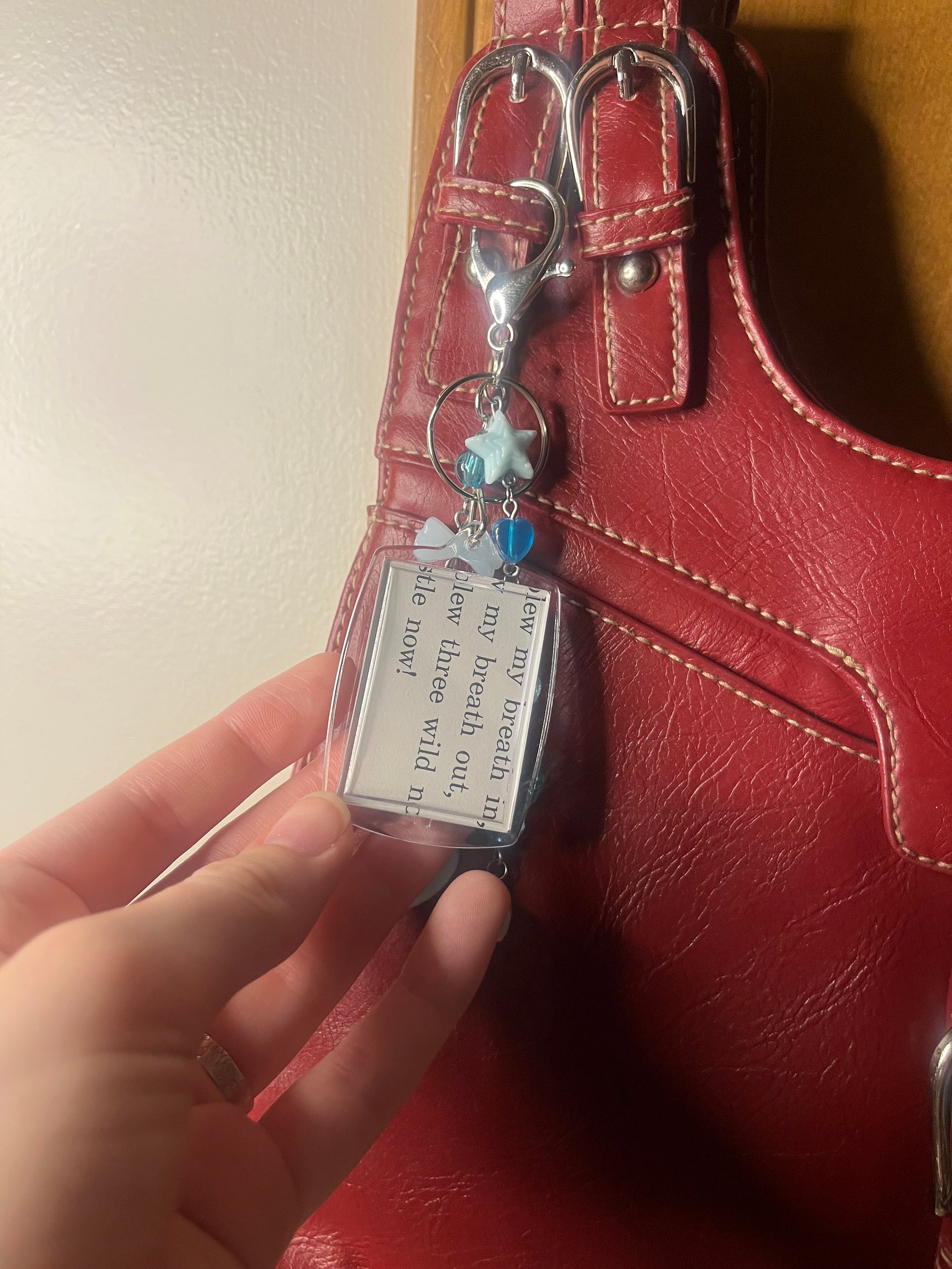 Flock of Blue Birds Deluxe Bag Charm product image (5)