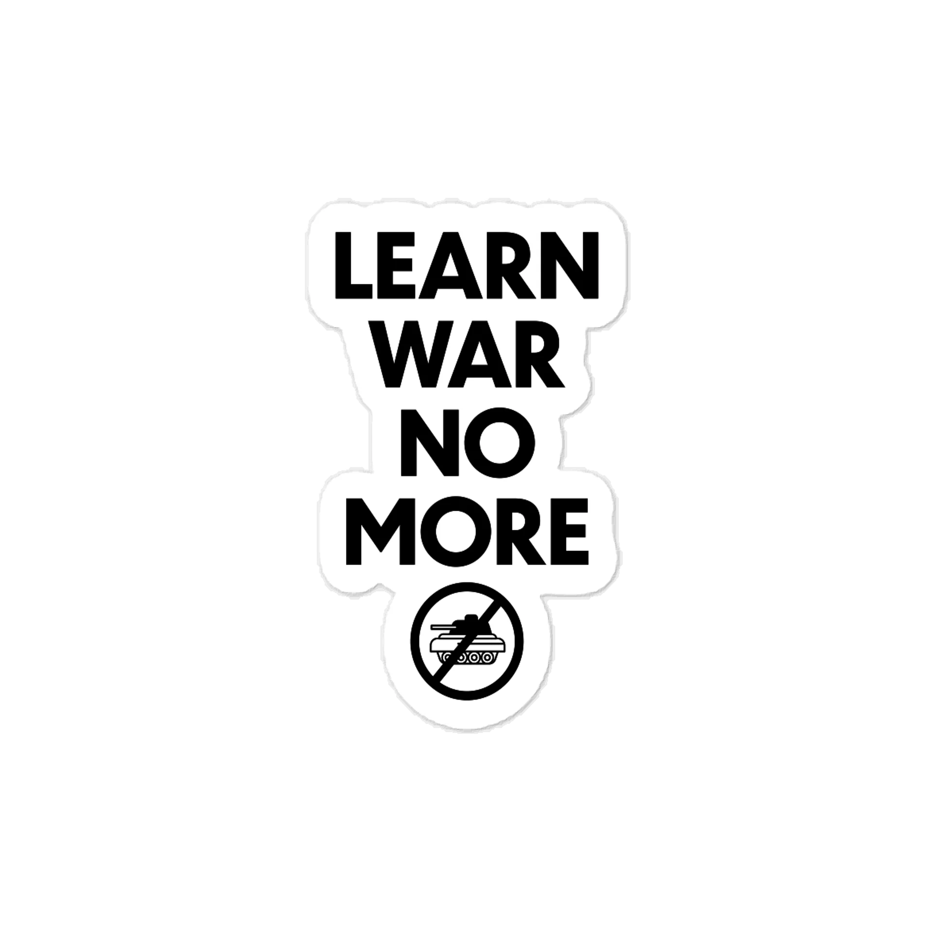 Learn War No More (Sticker) product image (1)