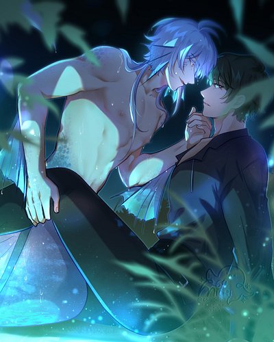 Happy Mermay! 🧜‍♂️🐟

#webtoon #ilycomic #blmanhwa #illustration