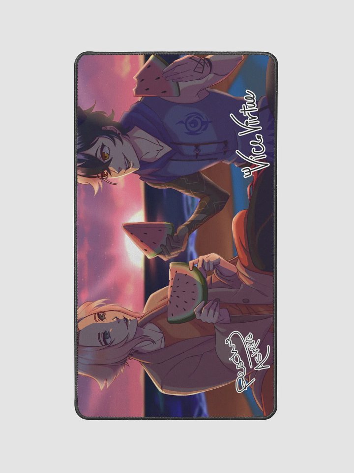 PeachyAshera Collab Desk Mat (Signed) - 12" x 22" product image (1)