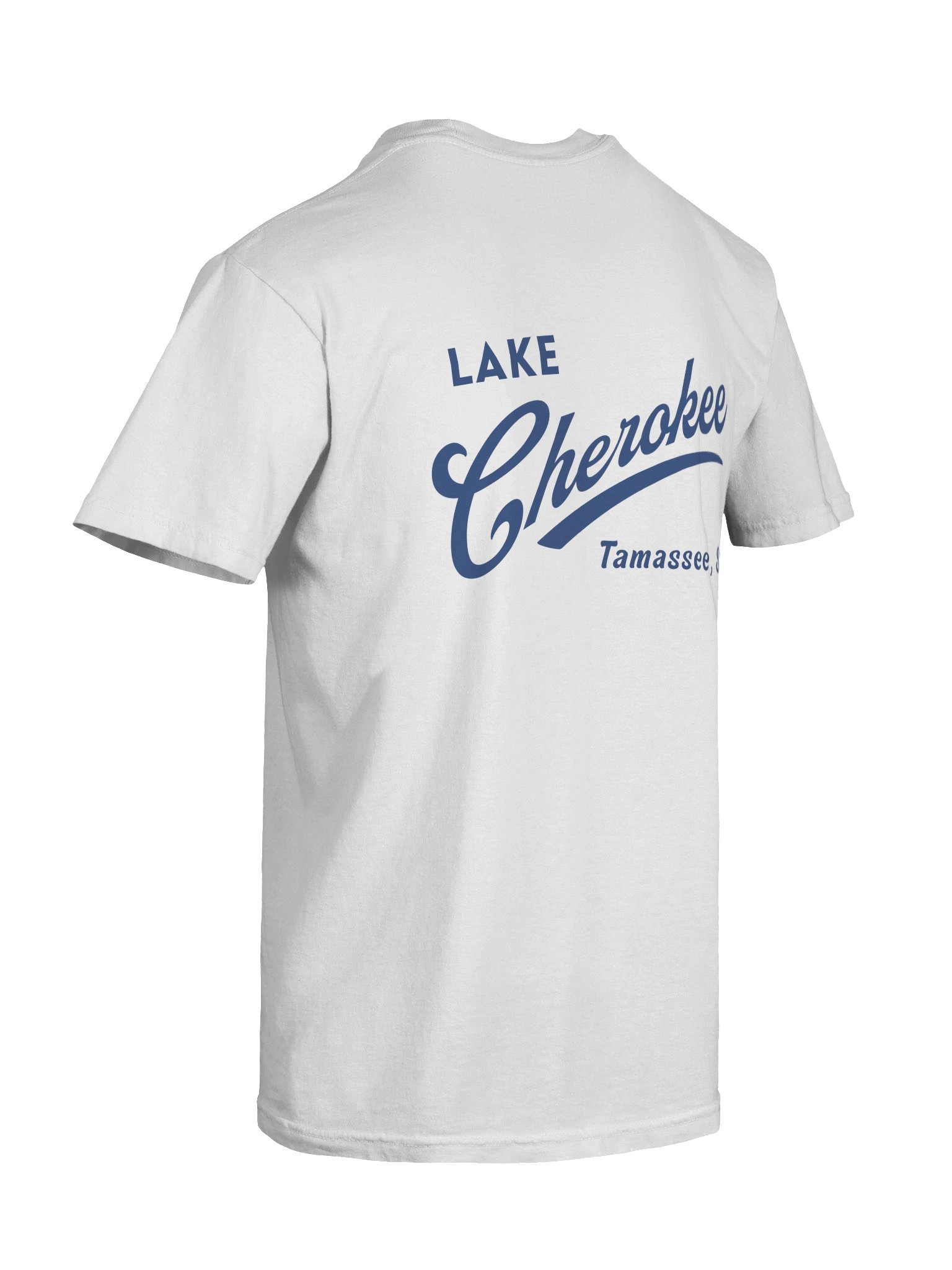 Lake Cherokee Swoosh Tee Blue product image (16)