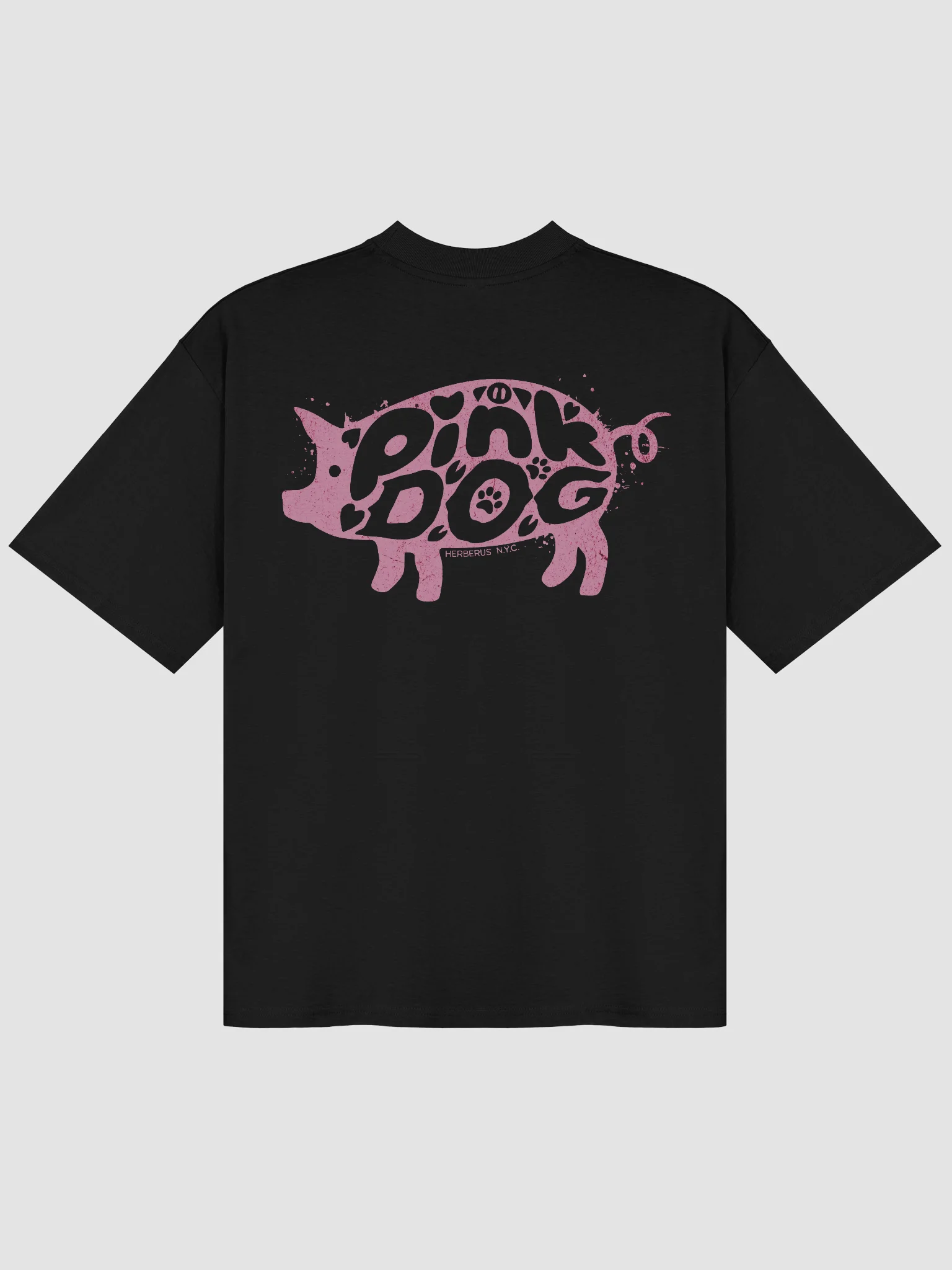 Pink Dog Oversized Tee product image (3)