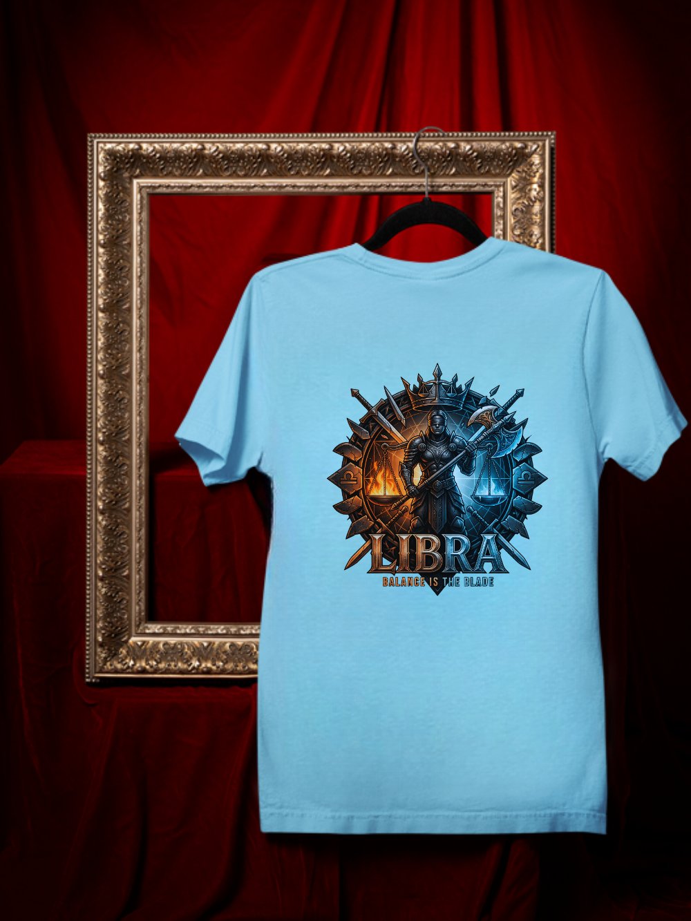 Libra Zodiac Gothic Streetwear Graphic Tee product image (3)