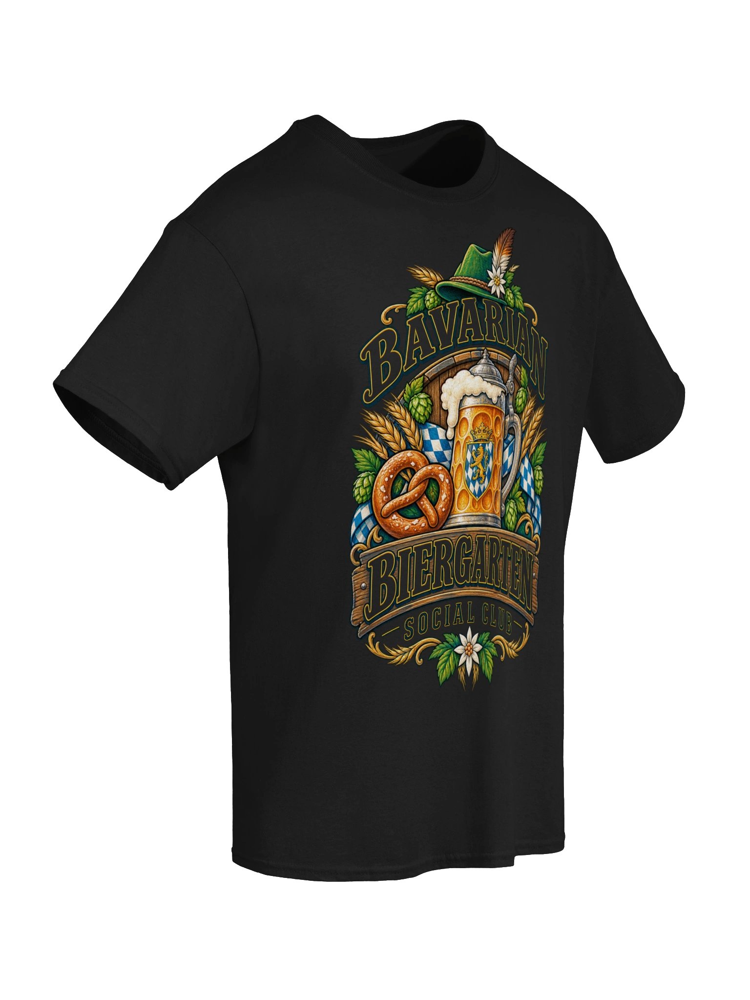 Bavarian Biergarten Social Club Oktoberfest Vintage Tee product image (66)