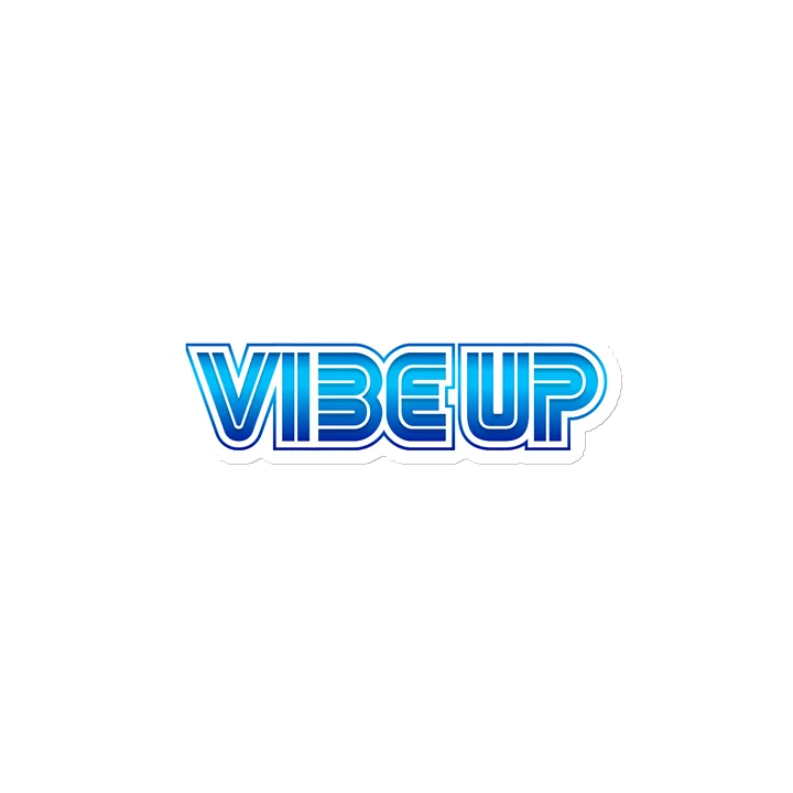 VIBE UP die-cut magnet product image (1)