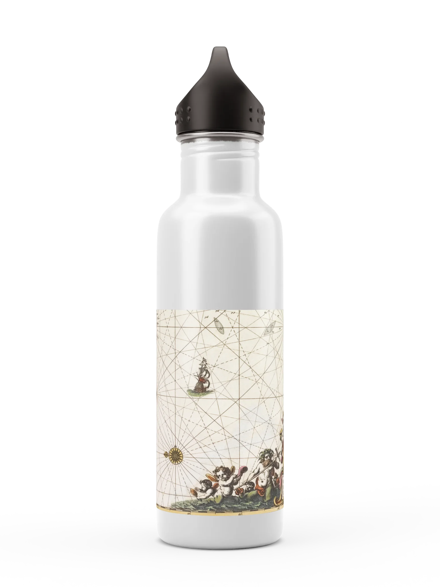 Antique Nautical Map H2Go Bolt Water Bottle product image (3)