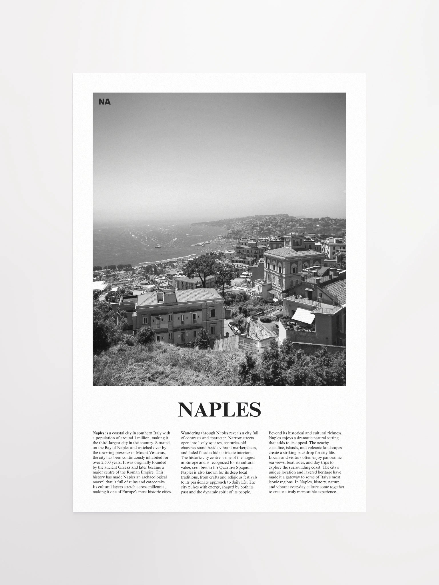 Naples 02 Newspaper Poster product image (15)