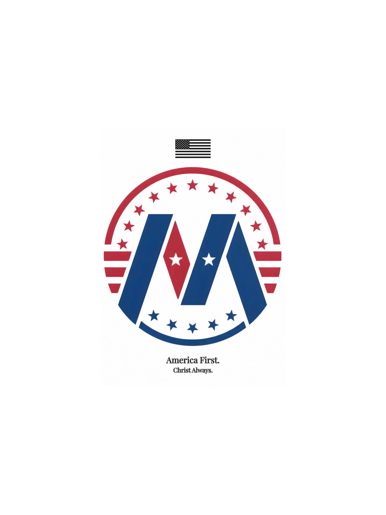 America First, Christ Always MM Poster product image (1)