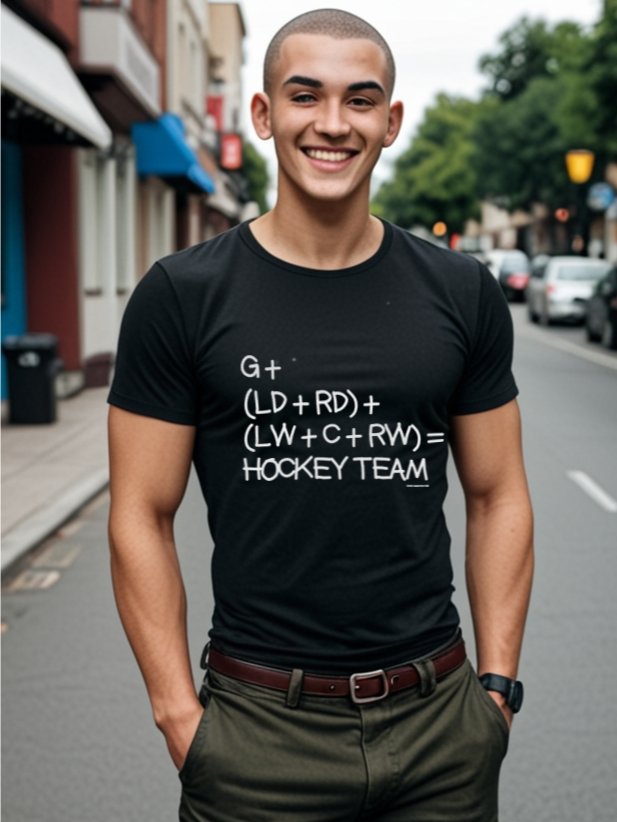 Funny Hockey T-Shirt – Hockey Formula – Beer League Hockey Shirt for Men – Gift for Hockey Players & Fans product image (2)