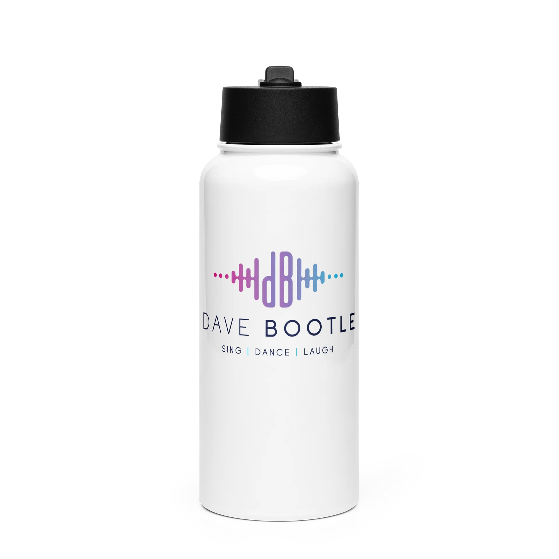 Dave Bootle Water Bottle (white) product image (1)