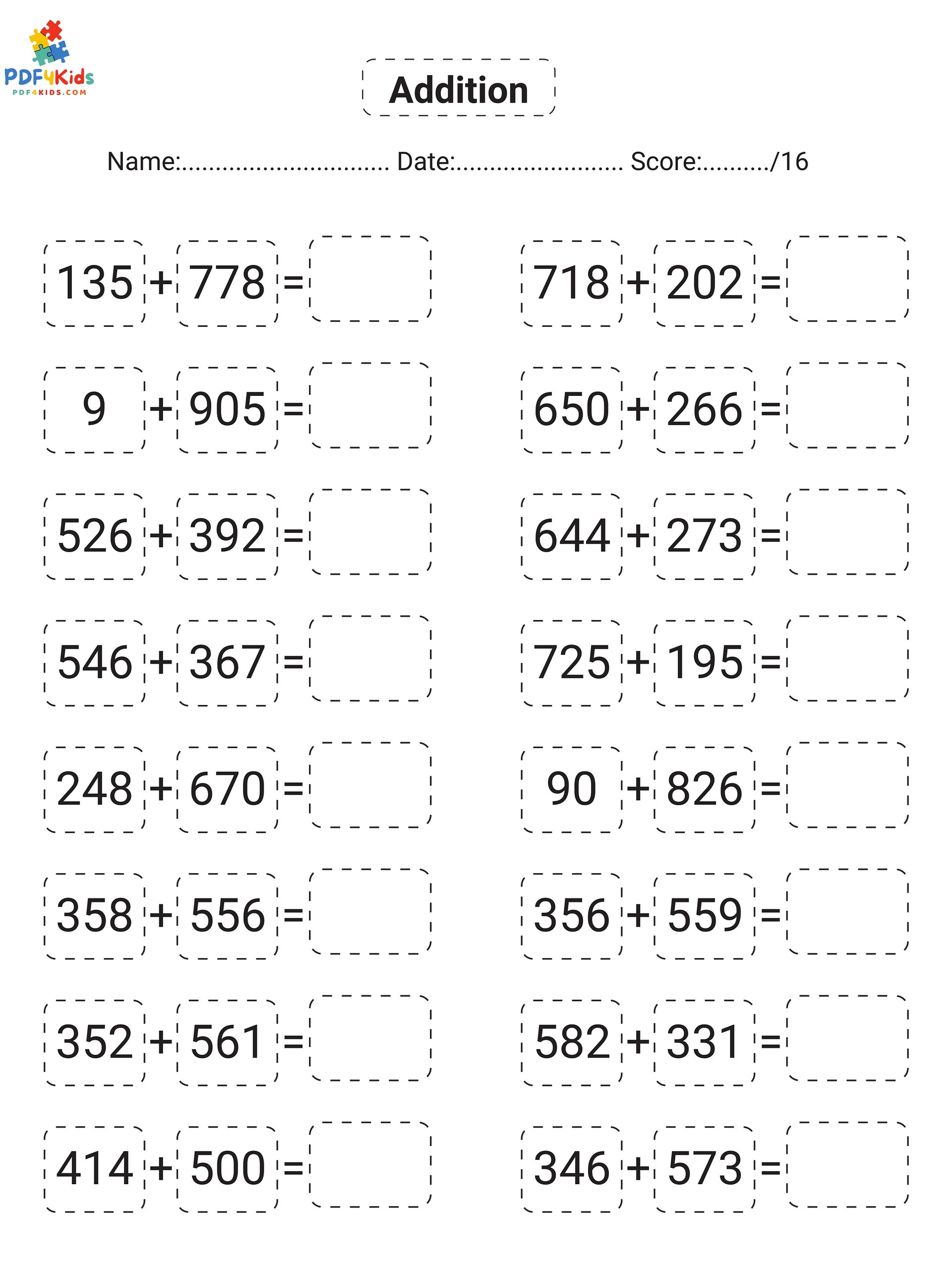 "Hundreds Calculation with Answer Key" (131 Pages) product image (4)