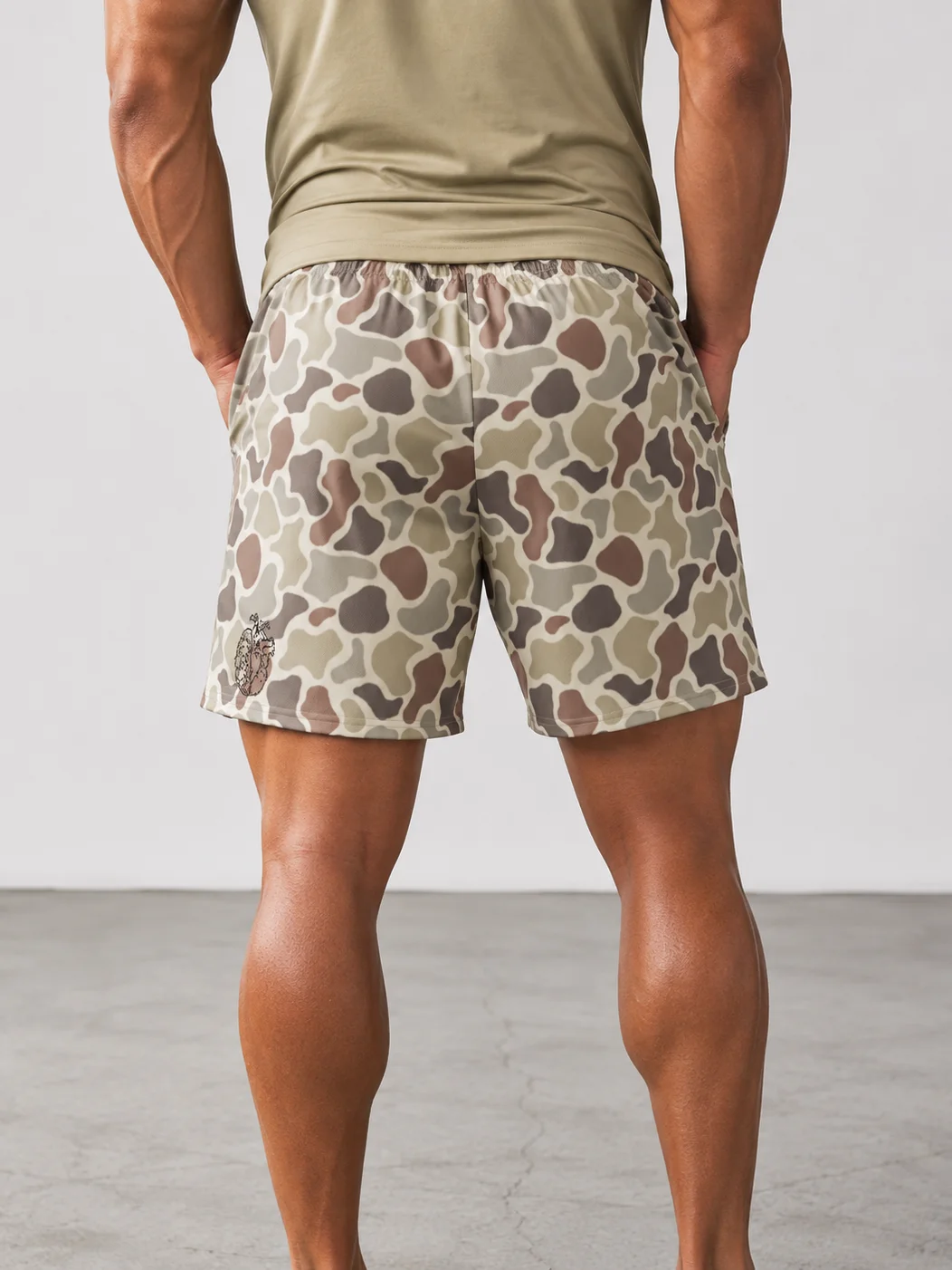 UNAFRAID Camo 7" Hybrid Training Shorts product image (2)