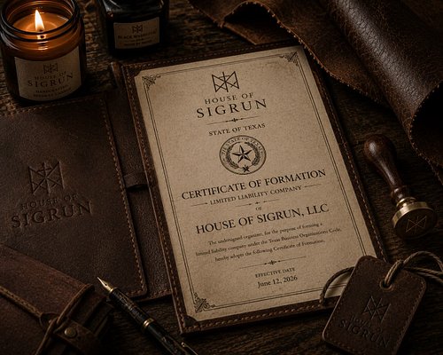 It’s officially filed!! 

So excited to announce that I have filed for the House of Sigrun LLC tonight. Don’t forget to subsc...