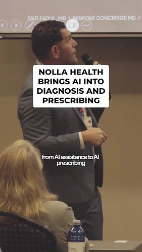 🤖 I spoke about Nolla Health at the conference this week because what we are building is directly relevant to every conversat...