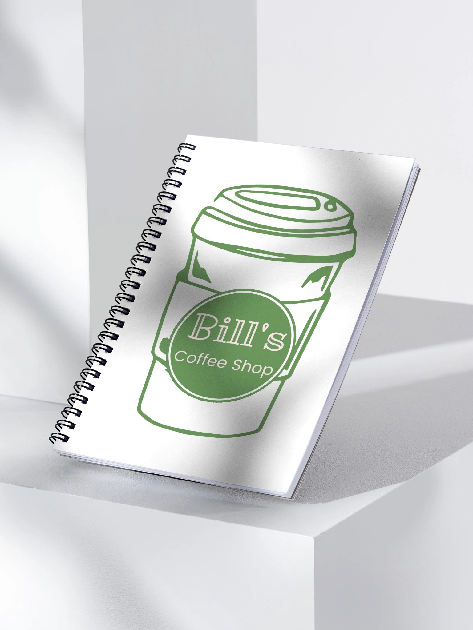 Bill's Coffee Shop Coffee Cup Spiral Notebook product image (3)