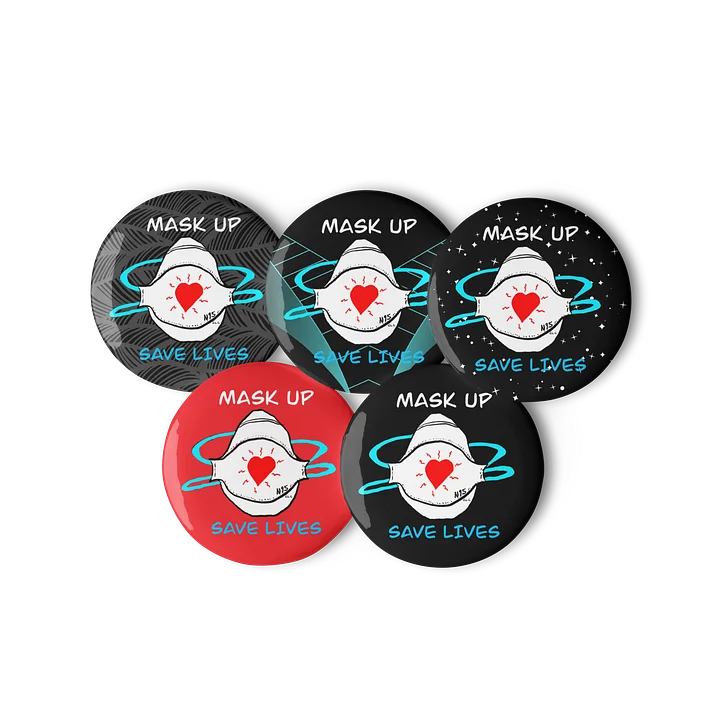 Mask Up Save Lives button product image (2)