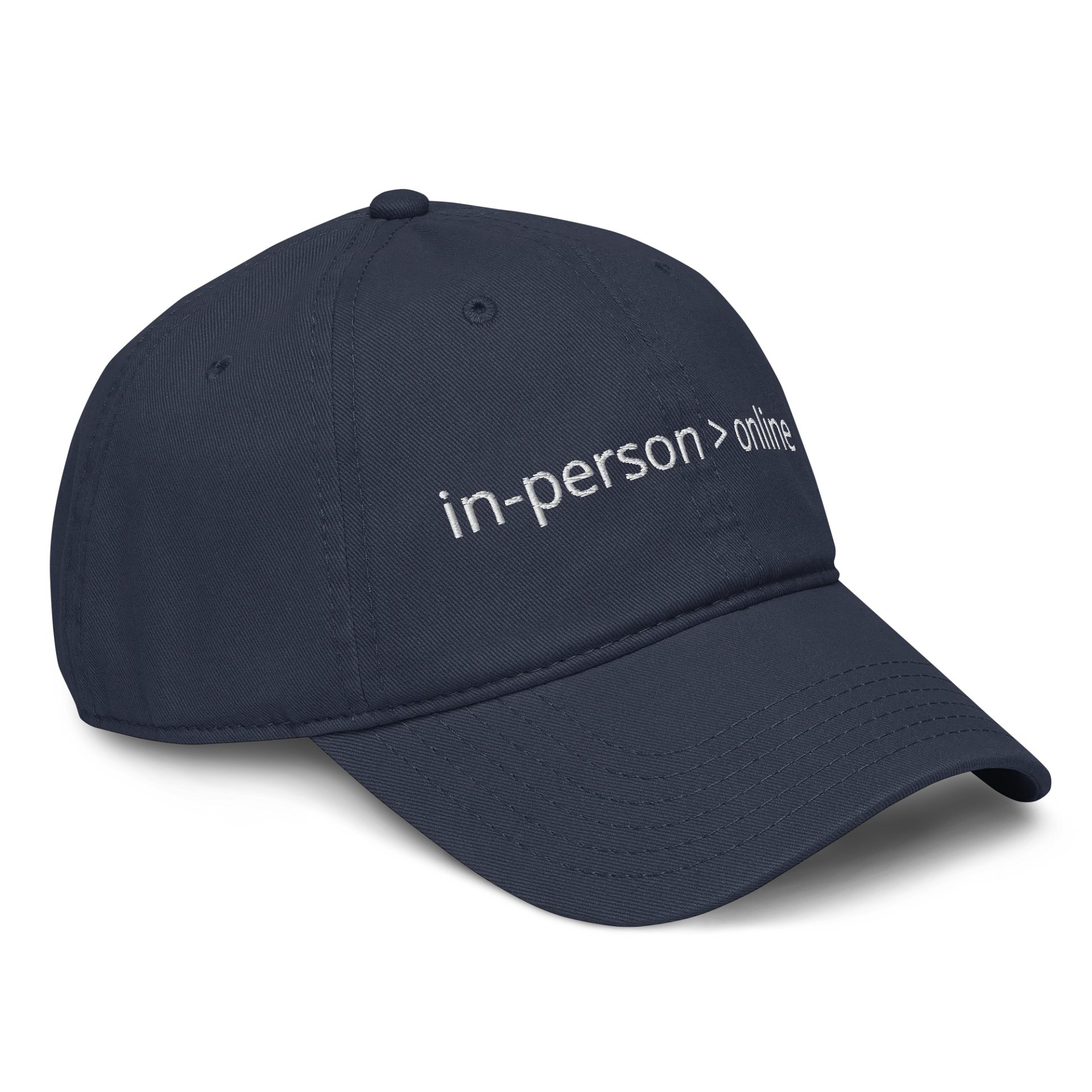 in-person > online embroidered baseball Cap product image (4)