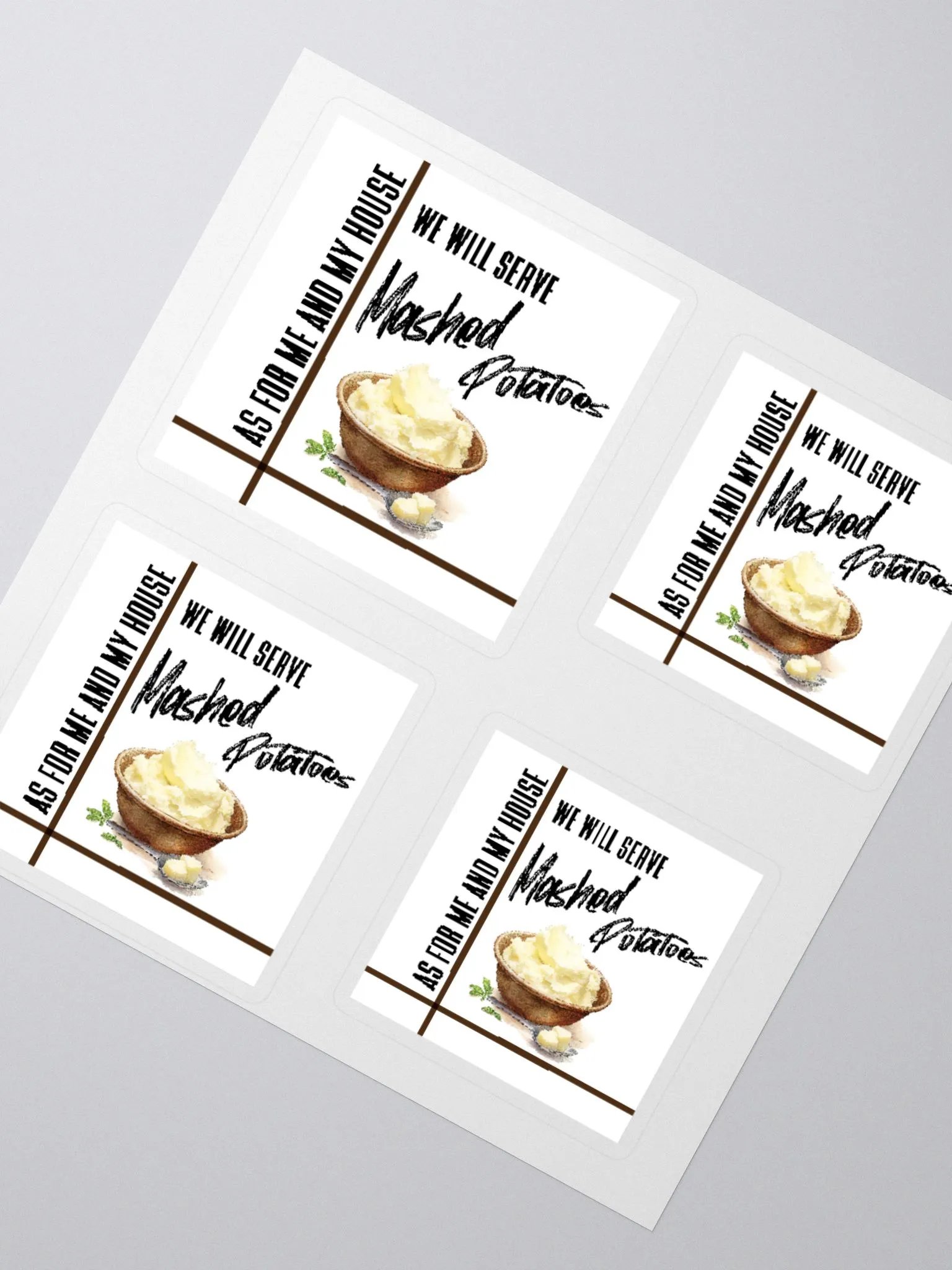 Mashed Potatoes Sticker Sheet product image (4)
