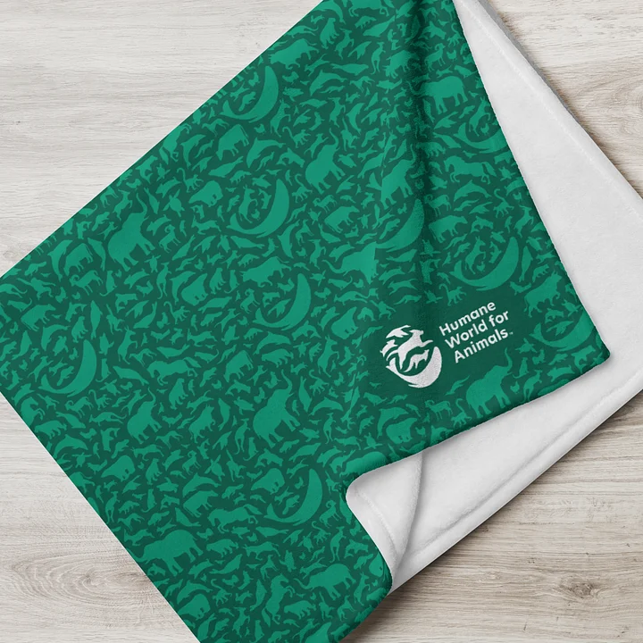 Throw blanket - Animal pattern - Green product image (2)