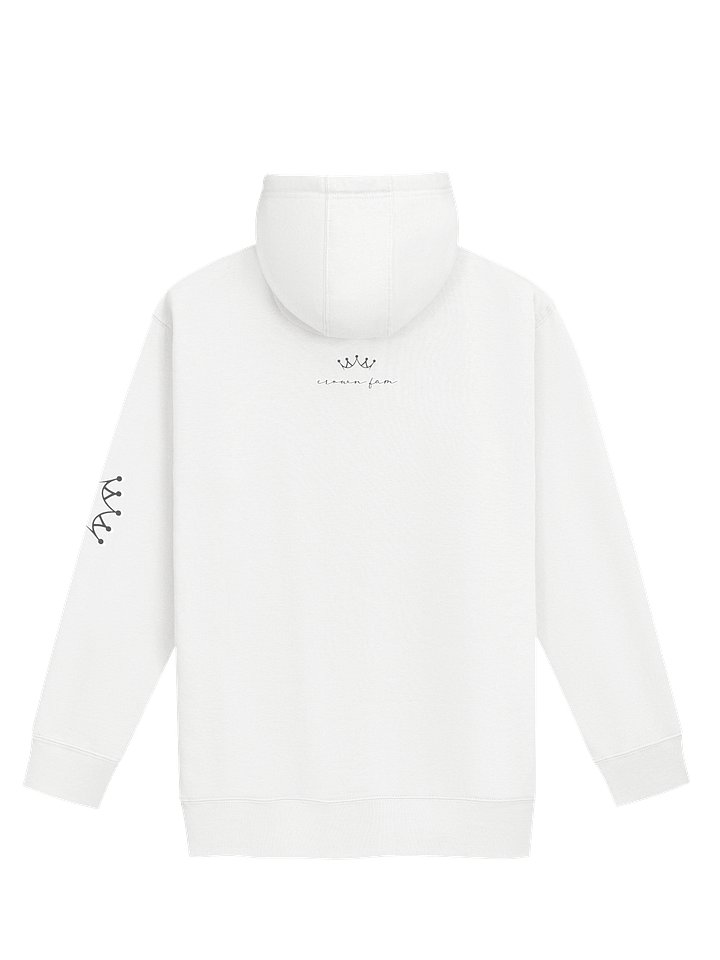 Crowned Royal Panda Unisex Hoodie(B/W Logo) product image (17)