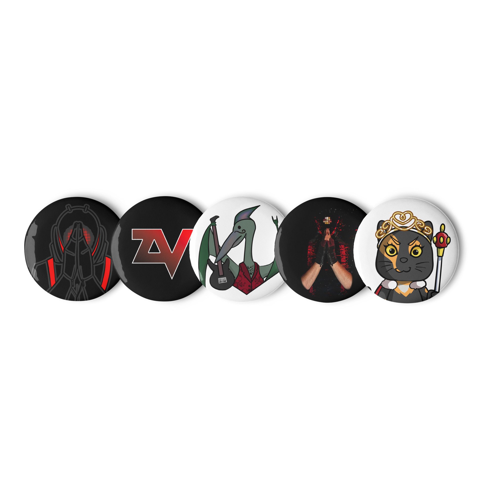 Digital Devotion Pin Button Set product image (1)