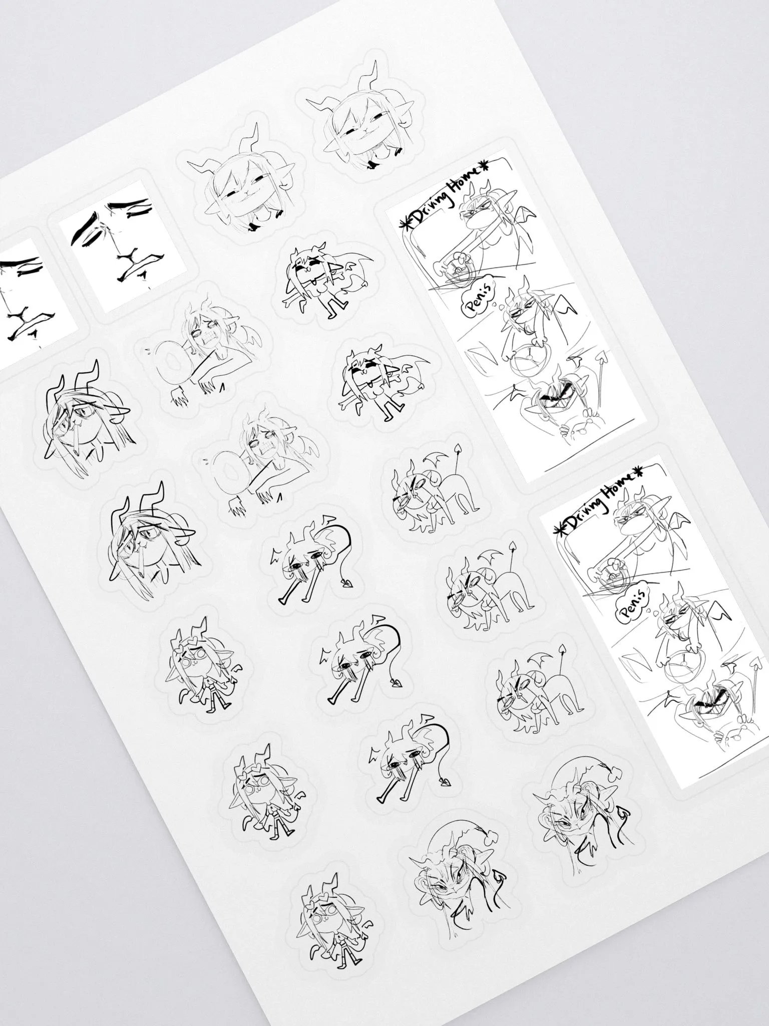 Scrungle Doodles Sticker Sheet product image (1)