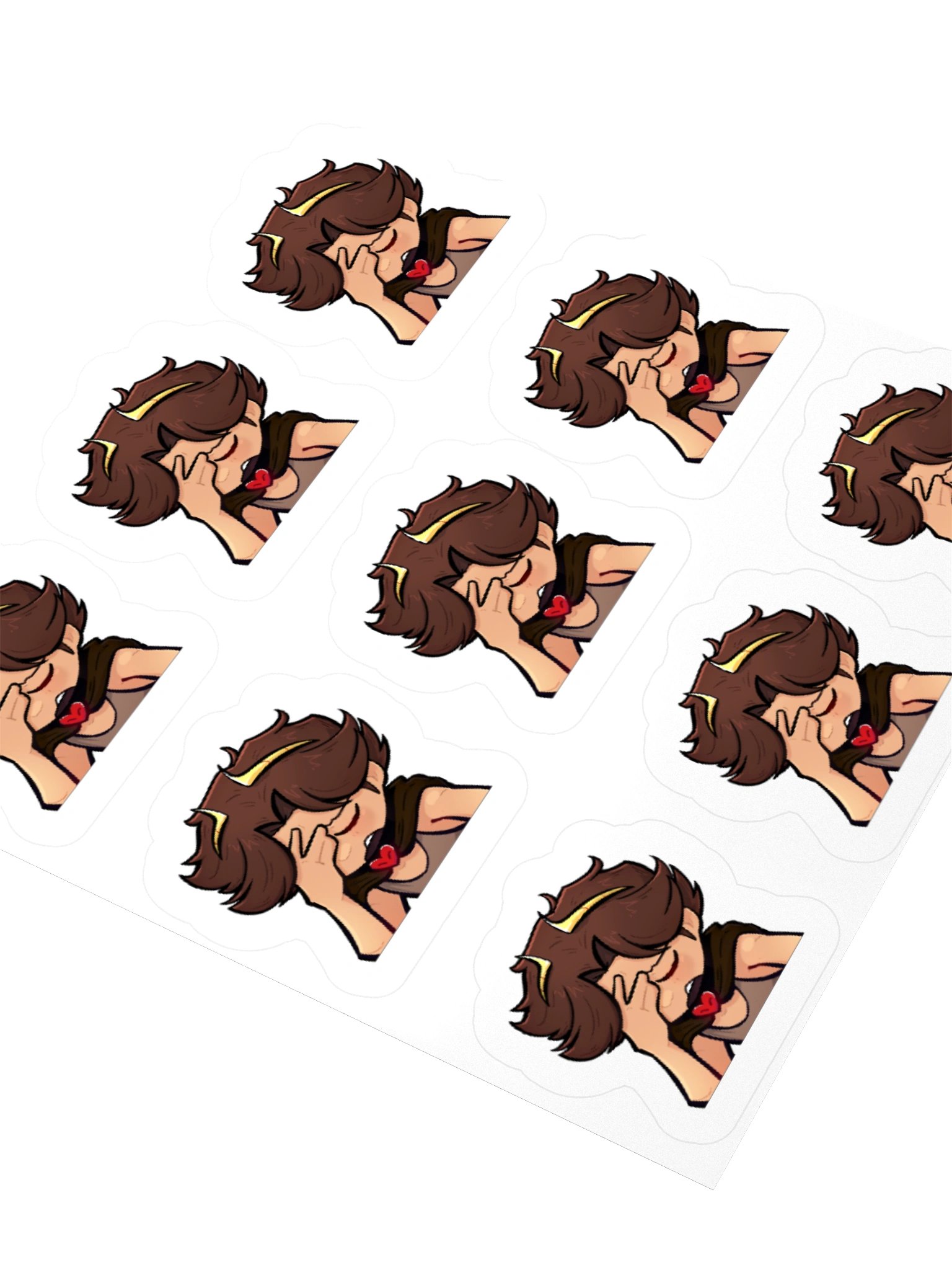 Nukeri Emote Sticker Set - 9x Facepalm product image (8)