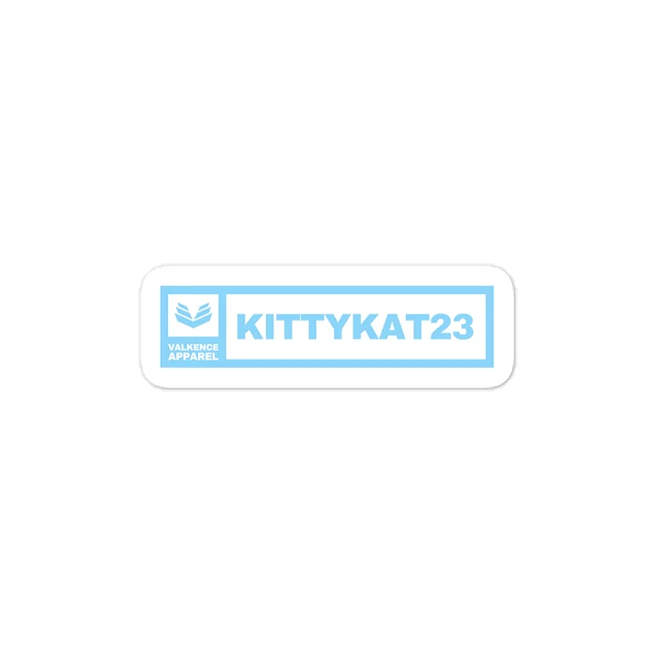 Kittykat23 Kiss-Cut Sticker - Light Blue product image (1)