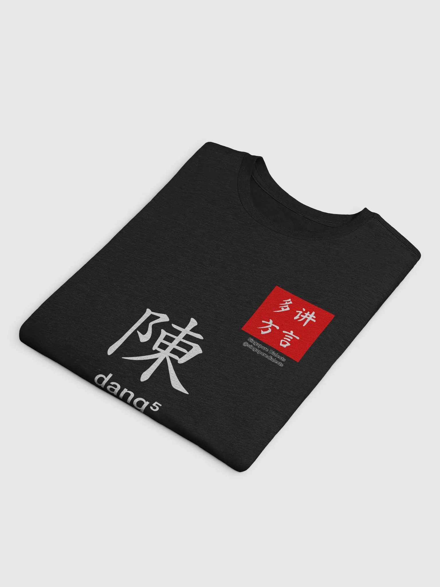 陈 Tan (Teochew) Surname T-Shirt (Dark) product image (4)