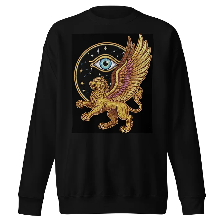 Mythical Gryphon Embroidered Sweatshirt product image (1)