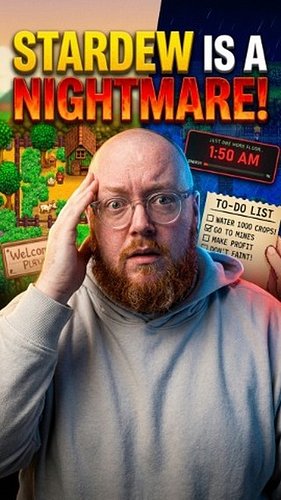 My therapist told me to play a relaxing game to manage my anxiety.

So I played Stardew Valley. Now I have four new ones.

Ev...