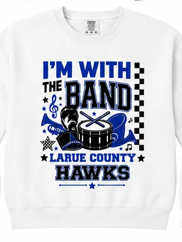 Im with the Band Comfort Colors Sweat Shirt product image (1)