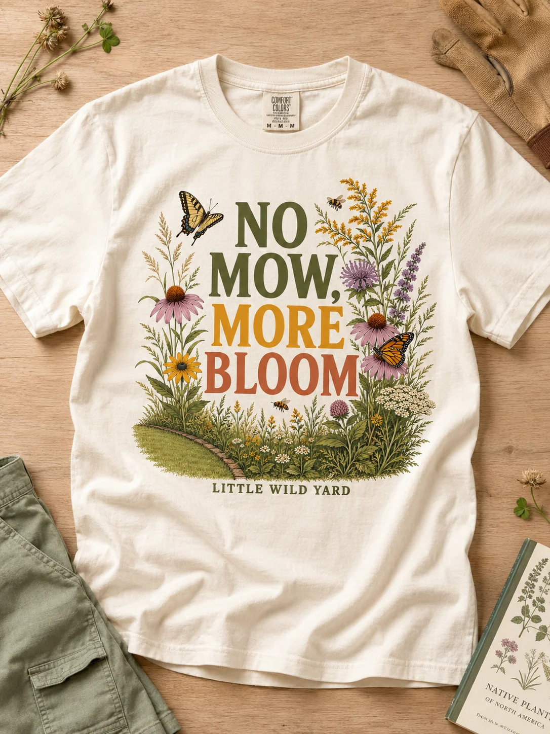 No Mow, More Bloom T-shirt product image (5)