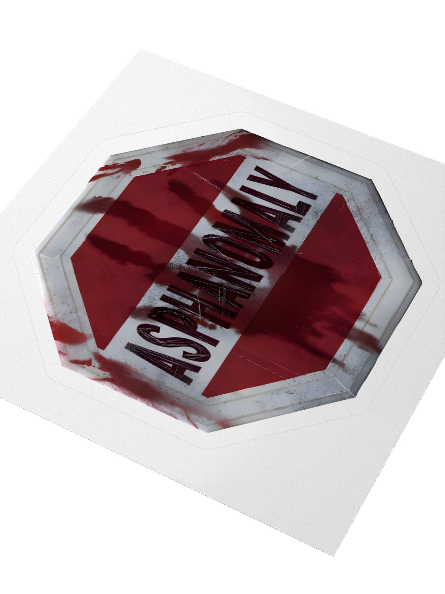 Asphanomaly Stop Sign Sticker product image (10)