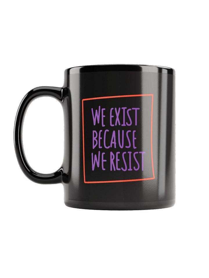 We Exist Black Mug product image (1)