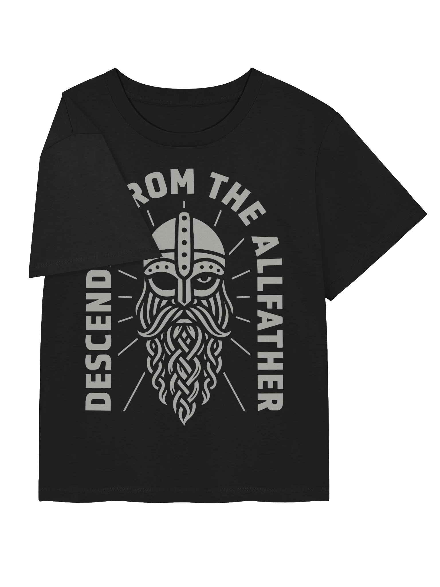 Descended from the Allfather Women's Organic Ribbed Neck T-Shirt product image (4)