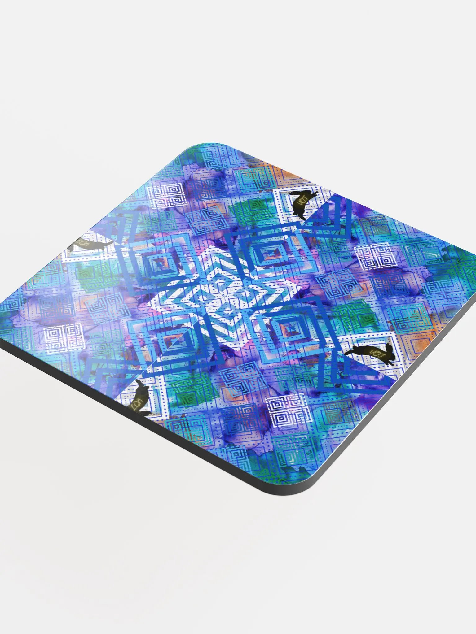 JoBeths' Signature Rabbit 🐇 Design Glossed Cork Coasters product image (4)
