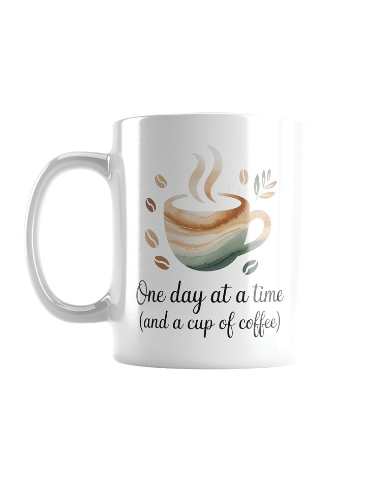 One Day at a Time Coffee Mug – Mindful Lifestyle Gift product image (1)