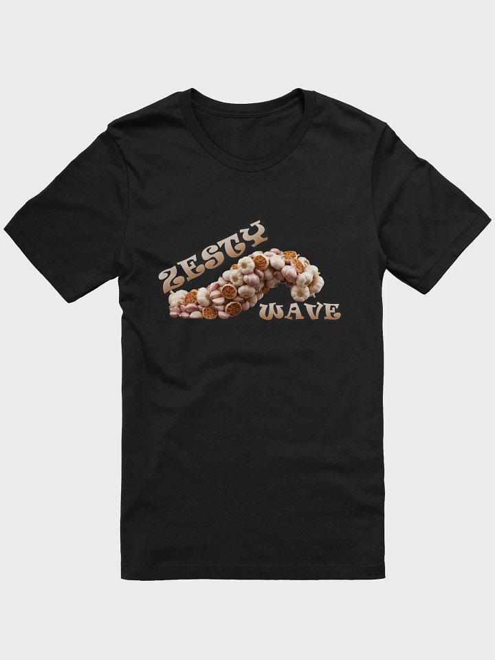 Pixelated Monochrome Waves T-Shirt product image (2)