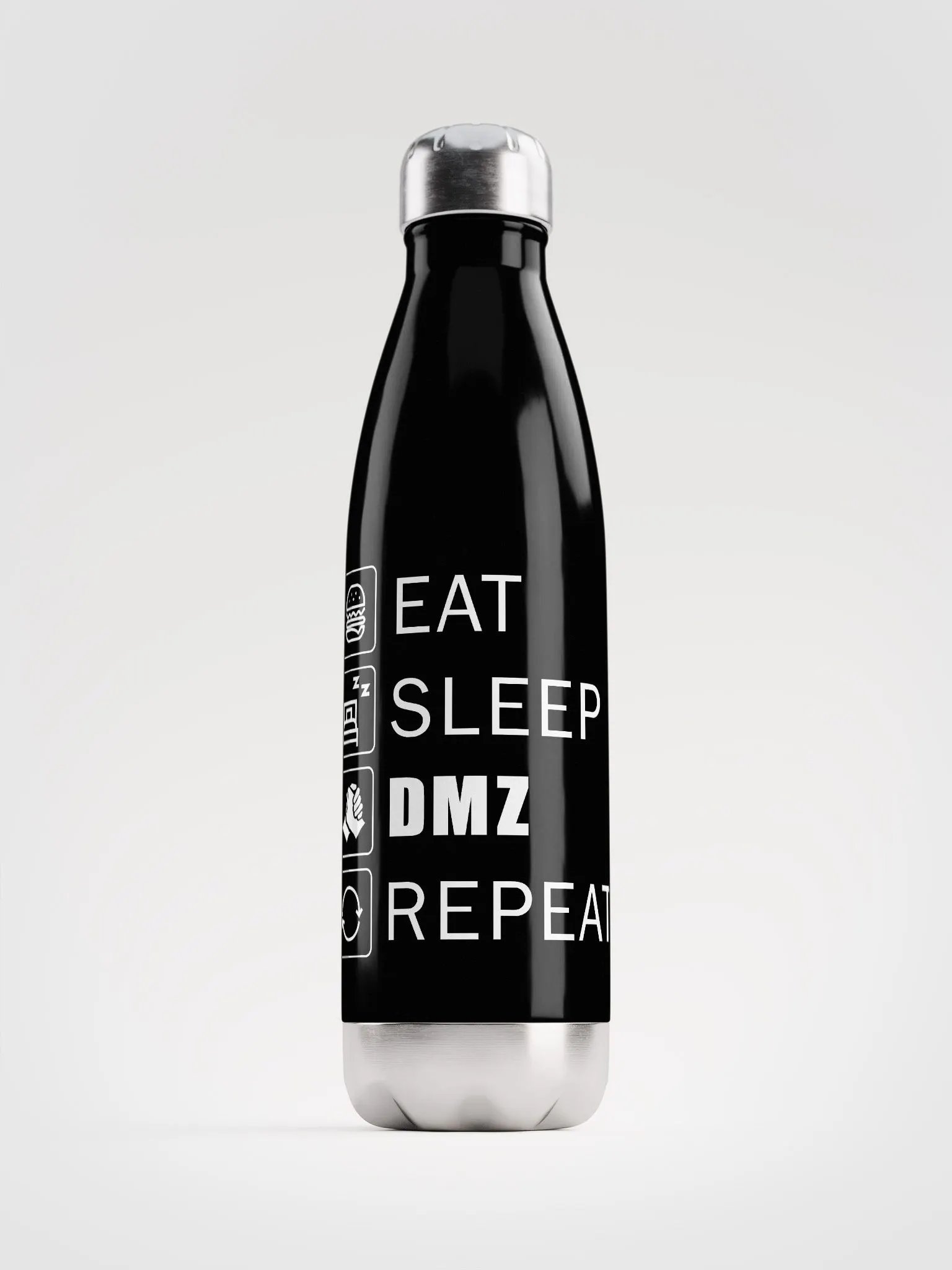 Eat, Sleep, DMZ, Repeat - Stainless Steel Water Bottle product image (1)
