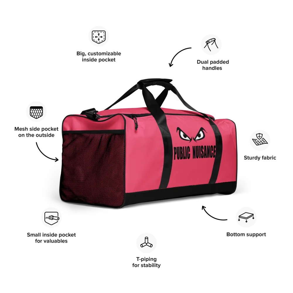 Public Nuisance: Pink Duffle Bag product image (10)