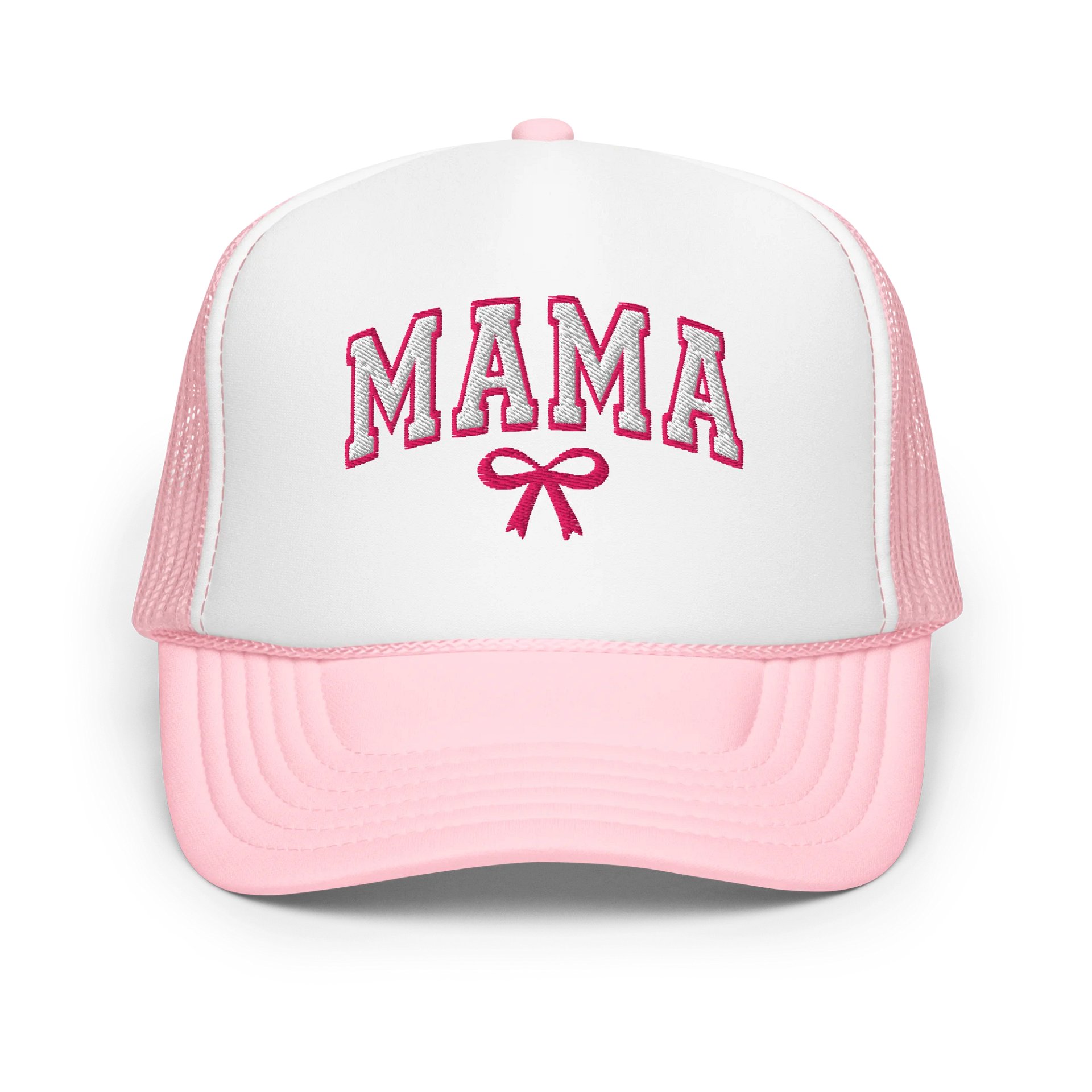 MAMA Pink Bow Trucker Hat product image (2)