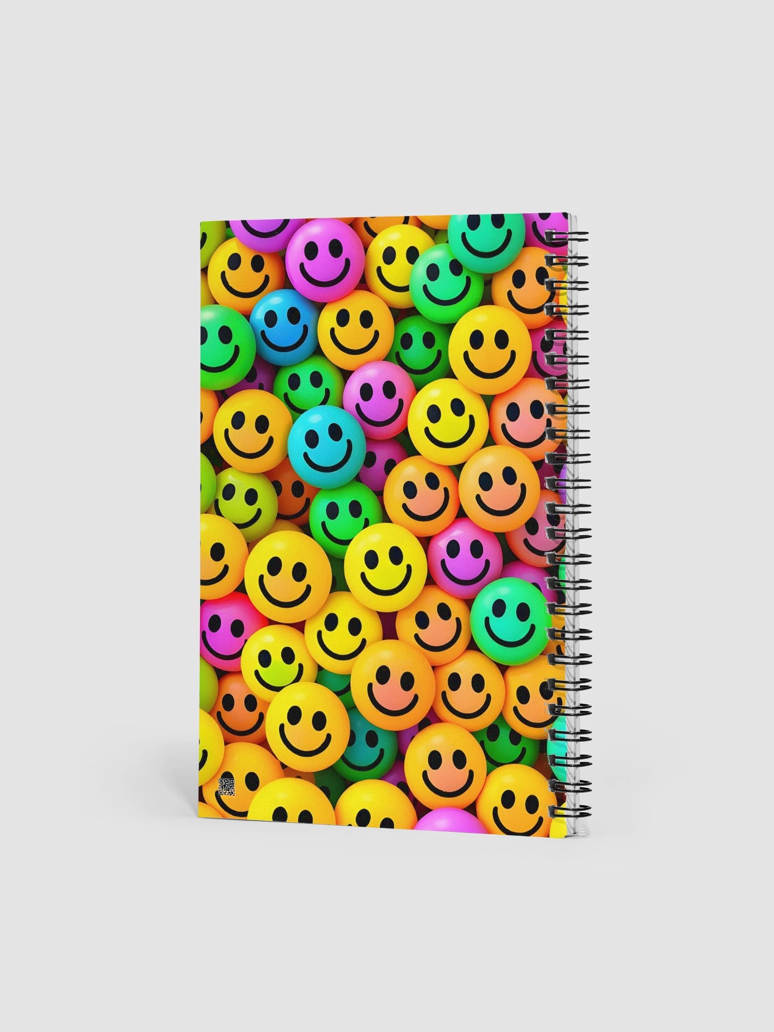 Cheerful Smiley Faces Spiral Notebook product image (2)