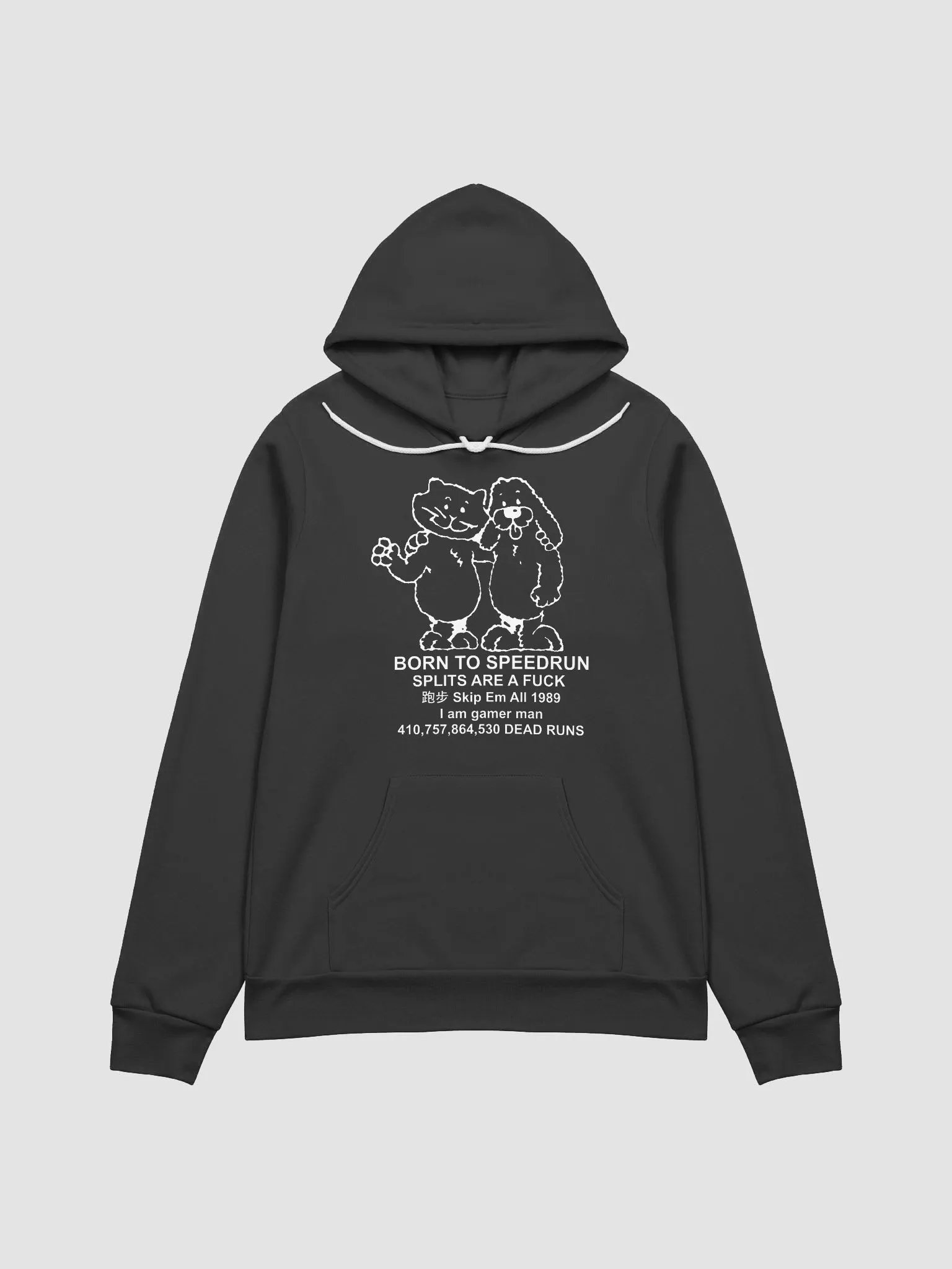 Born to Speedrun - Hoodie - Black product image (1)