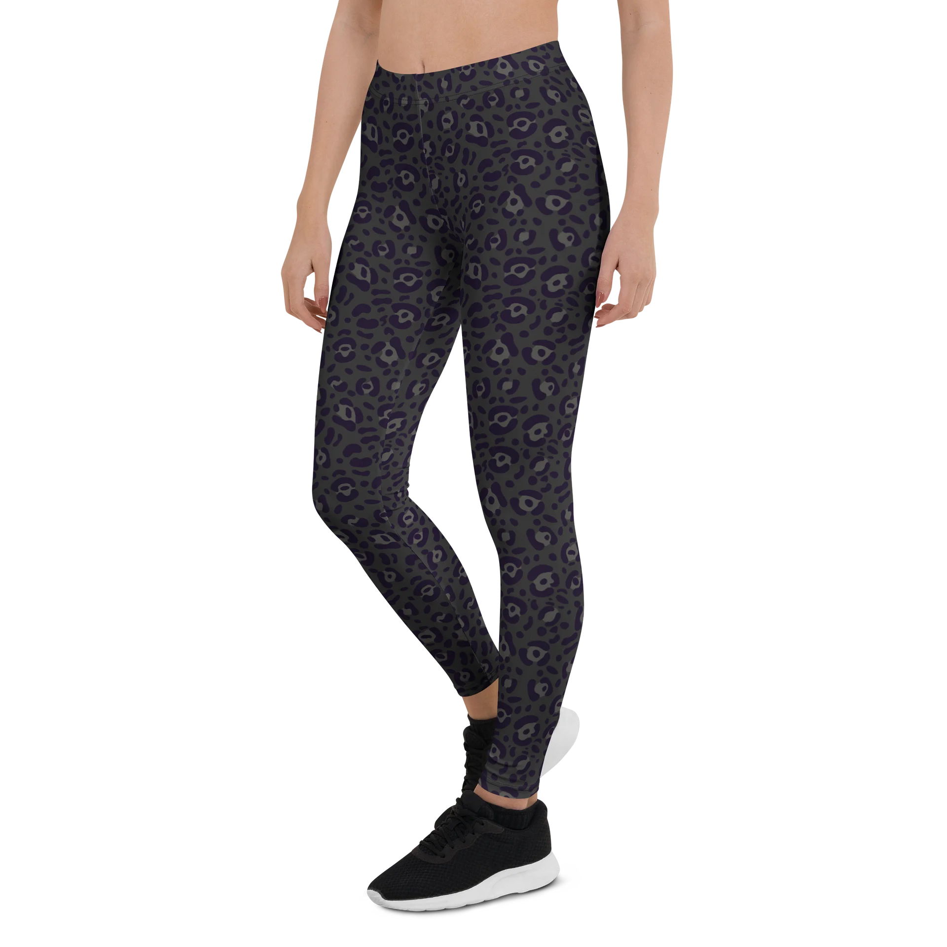 Comfortable Leggings with Bold Black Leopard Print product image (3)